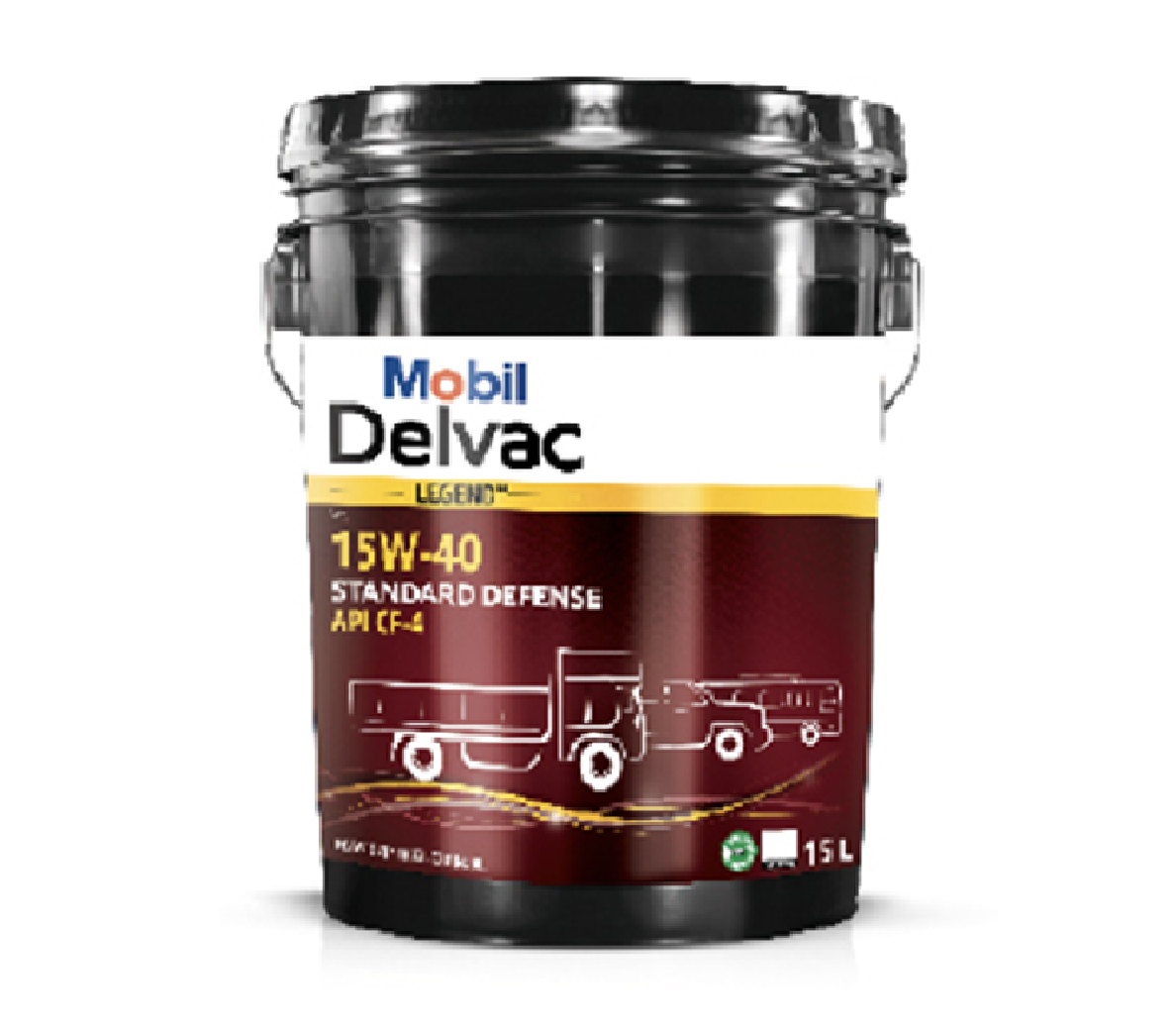Mobil Delvac Legend™ 15W-40 Standard Defense (15 LTR)