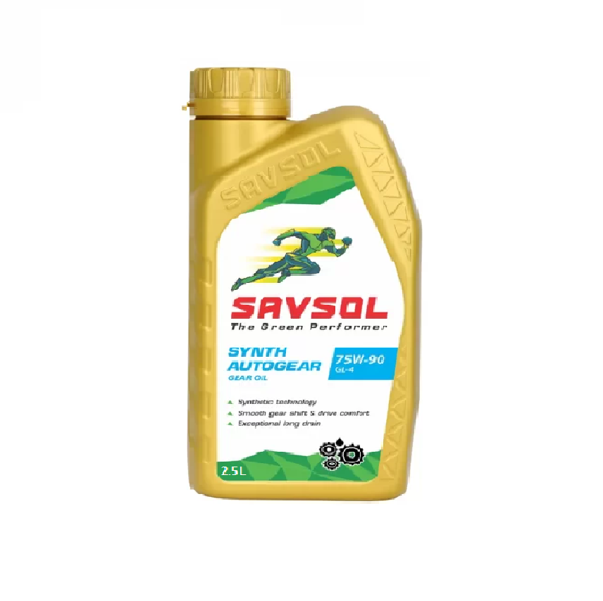 SAVSOL 75W90 SYNTH AUTO GEAR OIL 2.5 LTR